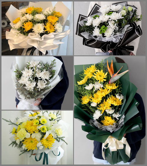 河北衡水景县白事花束代送